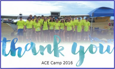 Thank You Ace Camp 2016